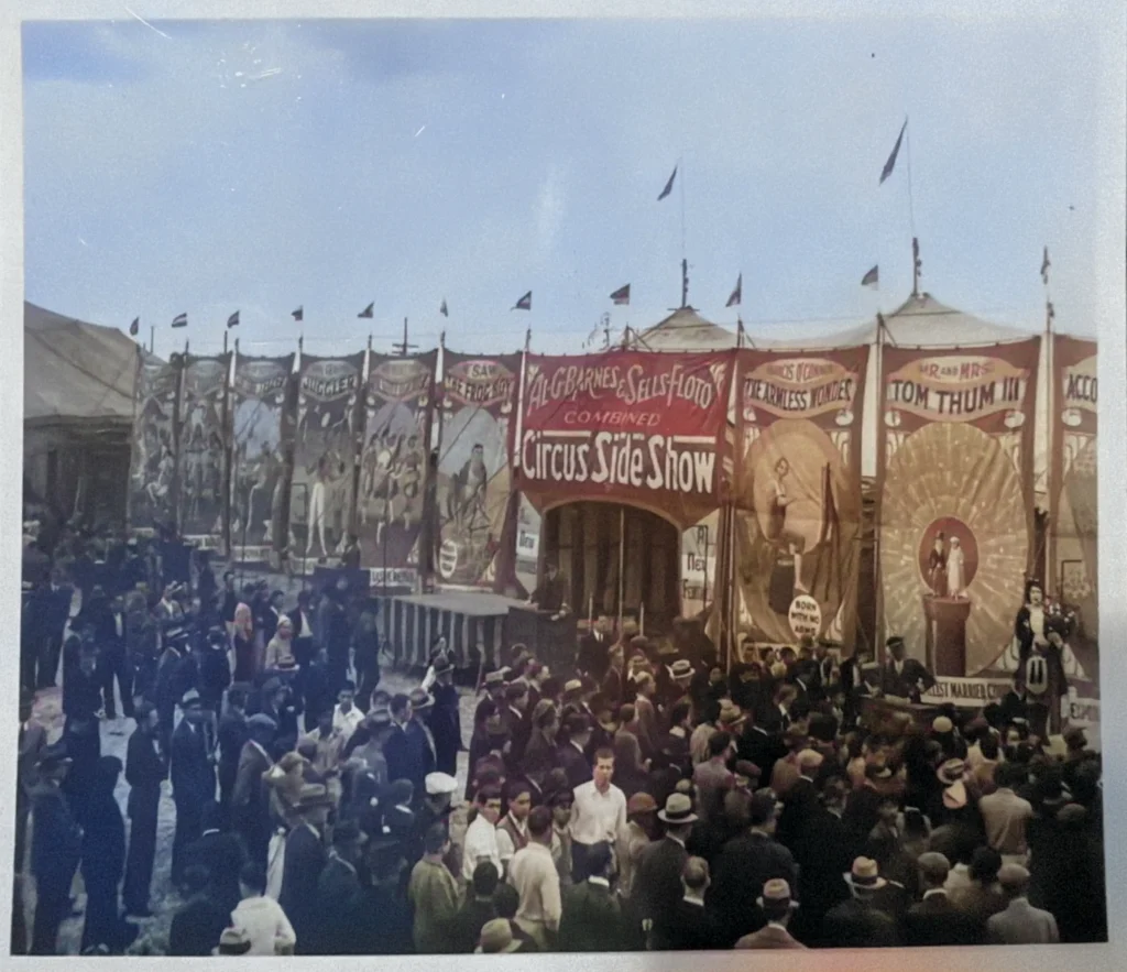 Al G Barnes and Sells Floto sideshow banner line